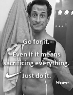 A clever blogger made Anthony Weiner spoof a new Nike ad using quarterback Colin Kaepernick that touts his ''sacrifice'' in disrespecting the national anthem. Many think others sacrificed much more.